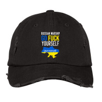 Russian Warship Go Fuck Yourself Vintage Cap | Artistshot