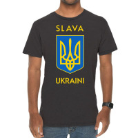 Slava Trident Glory To Support Vintage T-shirt | Artistshot