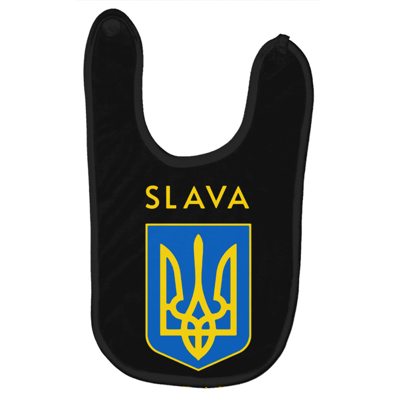 Slava Trident Glory To Support Baby Bibs | Artistshot