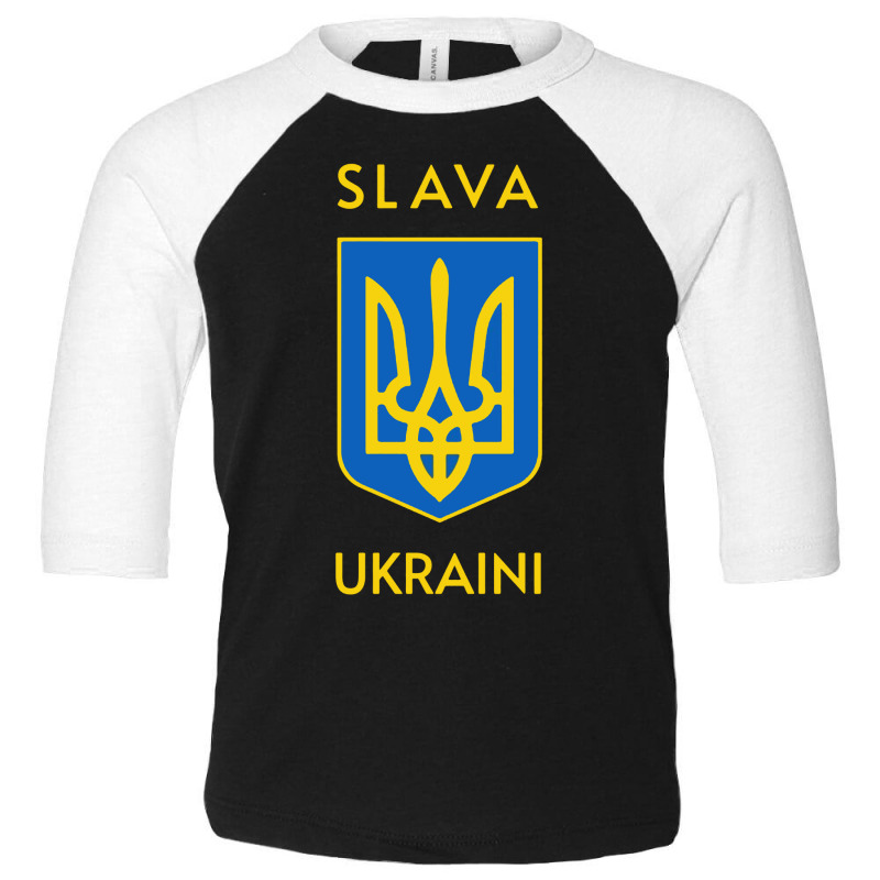 Slava Trident Glory To Support Toddler 3/4 Sleeve Tee | Artistshot