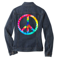 Vintage Peace Ladies Denim Jacket | Artistshot