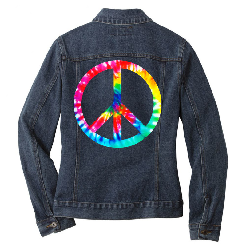 Vintage Peace Ladies Denim Jacket | Artistshot