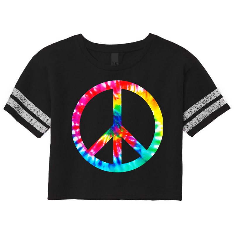 Vintage Peace Scorecard Crop Tee | Artistshot