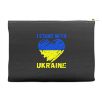 I Stand With  Heart Accessory Pouches | Artistshot