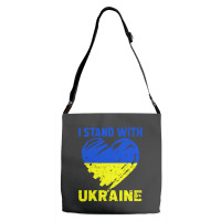 I Stand With  Heart Adjustable Strap Totes | Artistshot