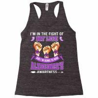 Alzheimers Awareness In The Fight T  Shirt Alzheimer's Awareness In Th Racerback Tank | Artistshot