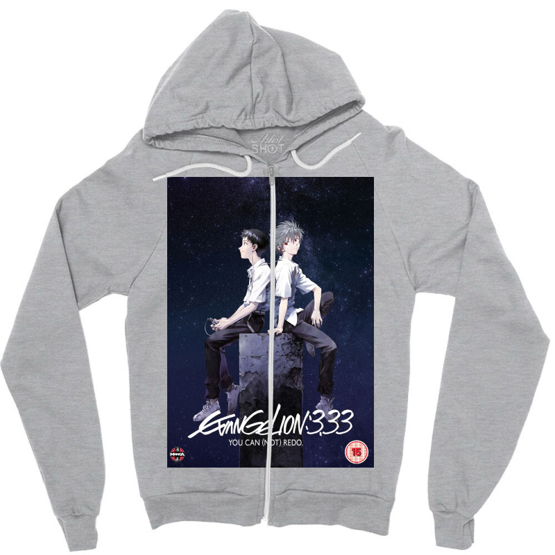 Evangelion 333 Zipper Hoodie by Mabel L | Artistshot