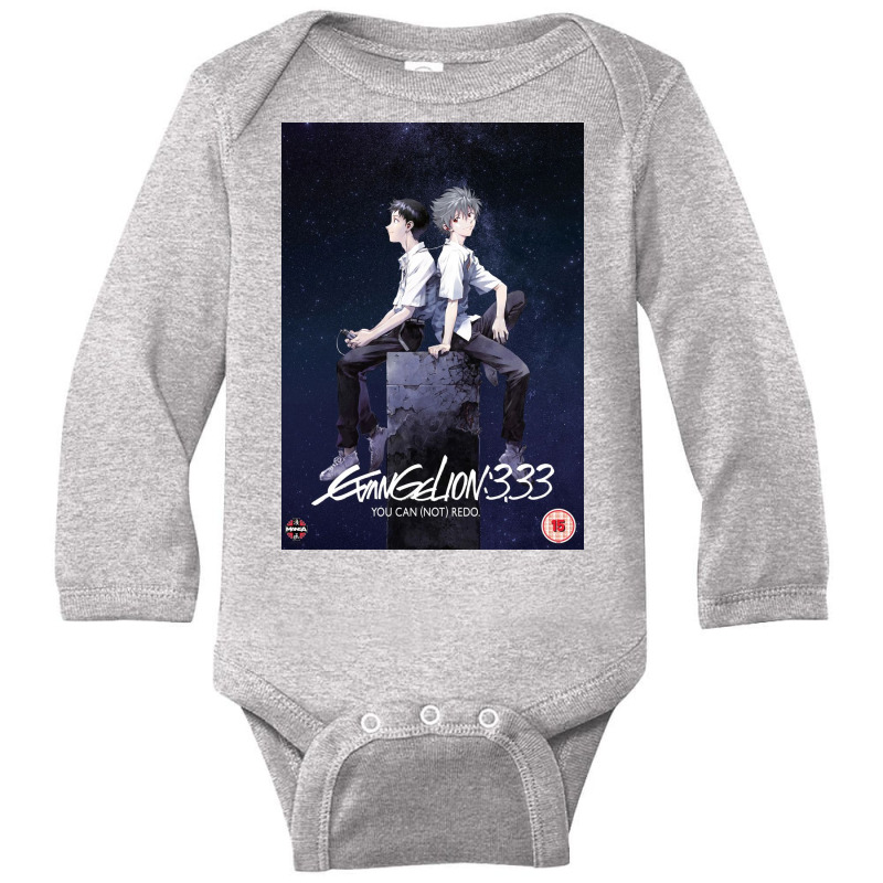 Evangelion 333 Long Sleeve Baby Bodysuit by Mabel L | Artistshot