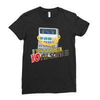 Calculator Funny Math Mathlete Algebra Yo I'll Solve It Ladies Fitted T-shirt | Artistshot