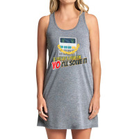 Calculator Funny Math Mathlete Algebra Yo I'll Solve It Tank Dress | Artistshot