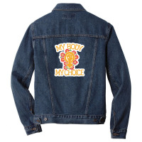 My Body My Choice 33946737 Men Denim Jacket | Artistshot