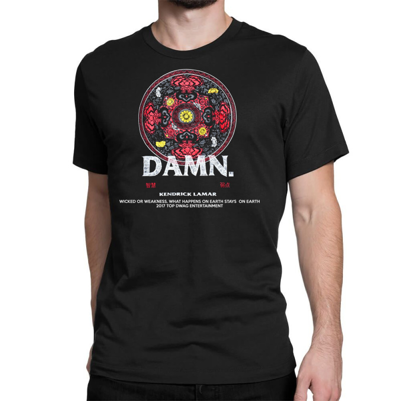 Kendrick Lamar Damn Back tb Classic T shirt By Kendrarikan Artistshot