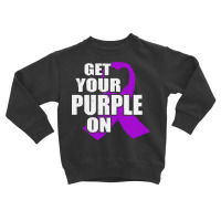 Alzheimers Awareness T  Shirt Flag American Fight Alzheimers Awareness Toddler Sweatshirt | Artistshot