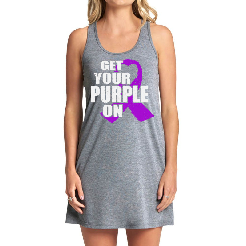 Alzheimers Awareness T  Shirt Flag American Fight Alzheimers Awareness Tank Dress by biscuitsregularly | Artistshot