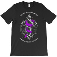 Alzheimers Awareness T  Shirt God Gave His Hardest Battles Toughest So T-shirt | Artistshot