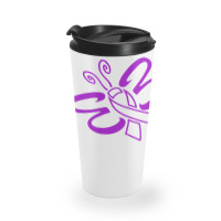 Alzheimers Awareness T  Shirt Her Fight Is My Fight I Support Future C Travel Mug | Artistshot