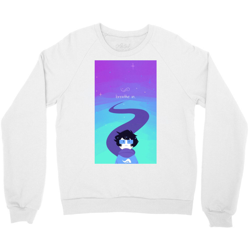 Breathe Out. Crewneck Sweatshirt by Martinok | Artistshot