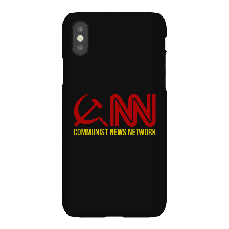 Custom Cnn Communist News Network Trump Funny Iphonex Case By Afa Designs -  Artistshot