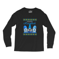 Happy Hanukkah 2021 Gnome Funny Cute Gnome Hanukkah Jewish T Shirt Long Sleeve Shirts | Artistshot