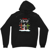 Christmas Begins With Christ Snowman Christian Cross Xmas T Shirt Unisex Hoodie | Artistshot