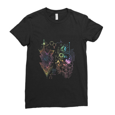 Dmt Spirit Molecule Psychedelic Music Lover Open Air Fest Shirt Ladies Fitted T-shirt Designed By Tonytruong210