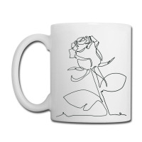 Rose Flower Plant One Line Art Coffee Mug | Artistshot