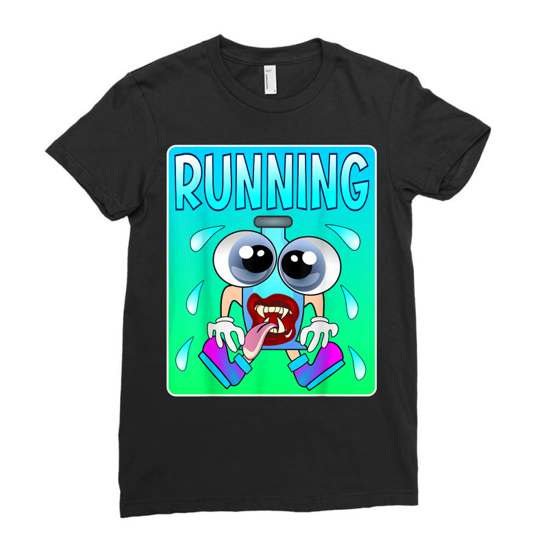 Friendly Reminder To Drink More Water, Running T Shirt Ladies Fitted T-Shirt by tognifx | Artistshot