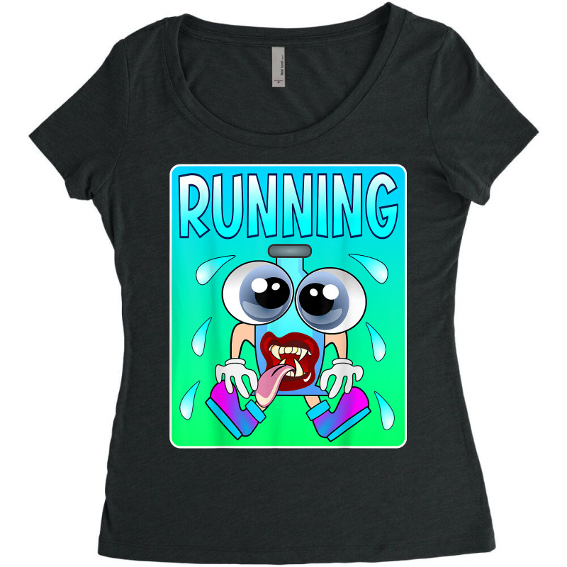 Friendly Reminder To Drink More Water, Running T Shirt Women's Triblend Scoop T-shirt by tognifx | Artistshot