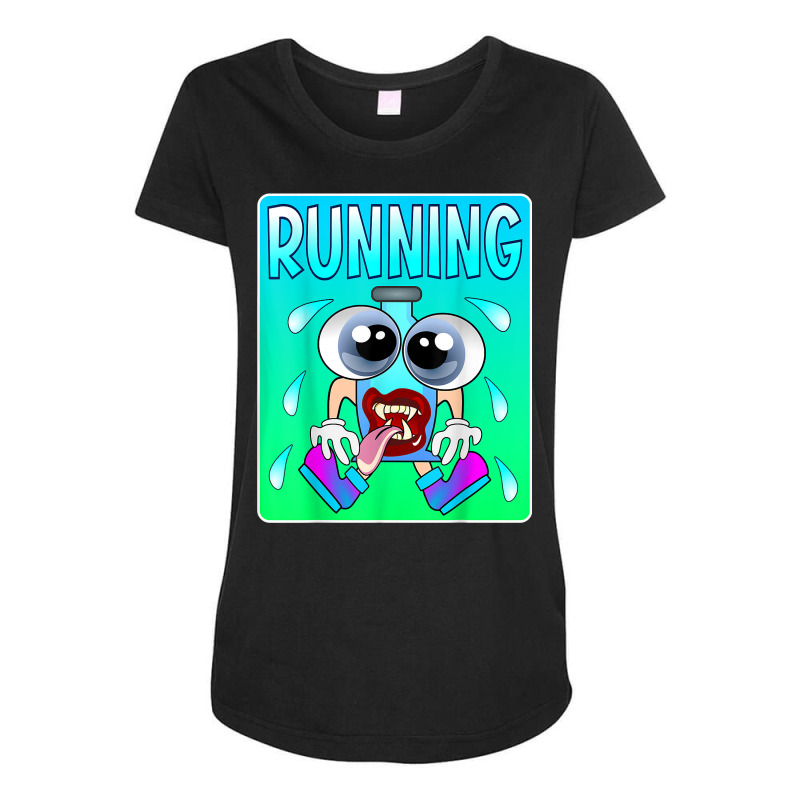 Friendly Reminder To Drink More Water, Running T Shirt Maternity Scoop Neck T-shirt by tognifx | Artistshot