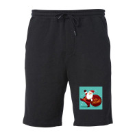 Merry Christmas Santa Delivering Gifts Fleece Short | Artistshot