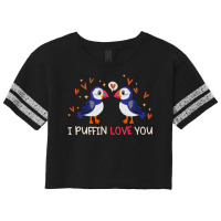 Gift T  Shirt I Puffin Love You Relationship Hearts Seabirds T  Shirt Scorecard Crop Tee | Artistshot