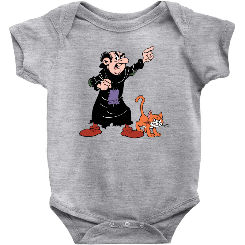 Gargamel And Birba Baby Bodysuit by nailuloo | Artistshot