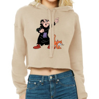 Gargamel And Birba Cropped Hoodie | Artistshot