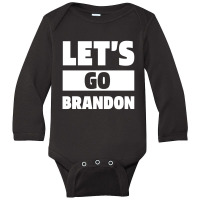 Let’s Go Brandon - Usa Political Gift Long Sleeve Baby Bodysuit | Artistshot