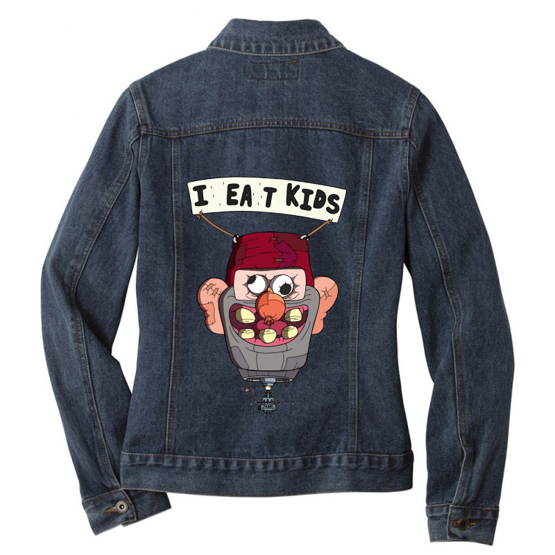 Vintage Animation  Tv Show Cartoon Character Ladies Denim Jacket by HoofandTalon | Artistshot