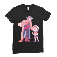 Vintage Animation Gravity Falls Animations Characters Ladies Fitted T-shirt | Artistshot