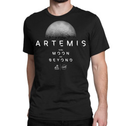 artemis 1 nasa launch mission to the moon and beyond t shirt Classic T-shirt | Artistshot