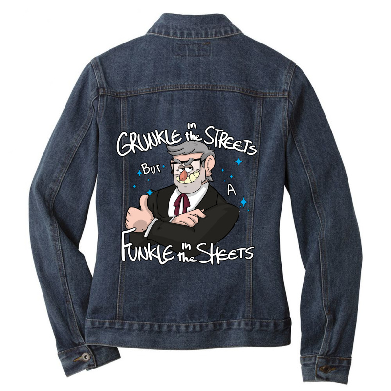 Vintage Graphic  Series Mens My Favorite Ladies Denim Jacket by HoofandTalon | Artistshot