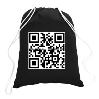 Art Qr Code Drawstring Bags | Artistshot