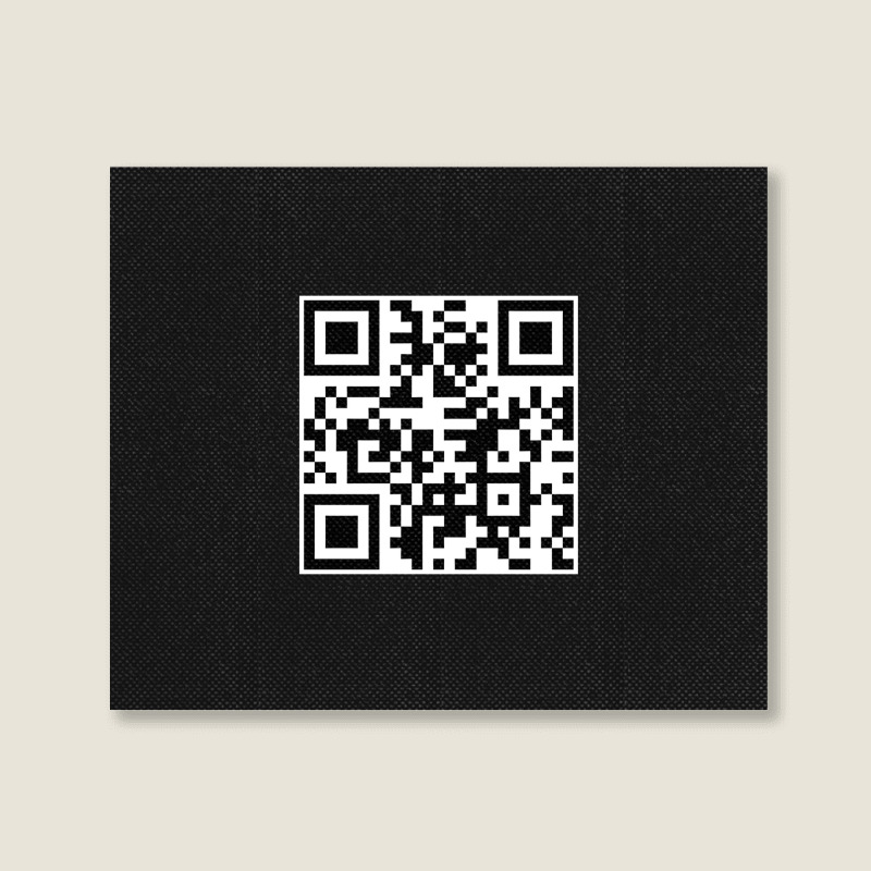 Art Qr Code Landscape Canvas Print | Artistshot