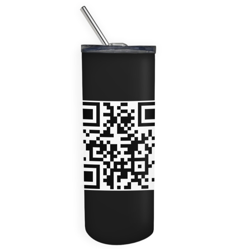 Art Qr Code Skinny Tumbler | Artistshot