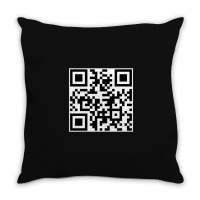 Art Qr Code Throw Pillow | Artistshot