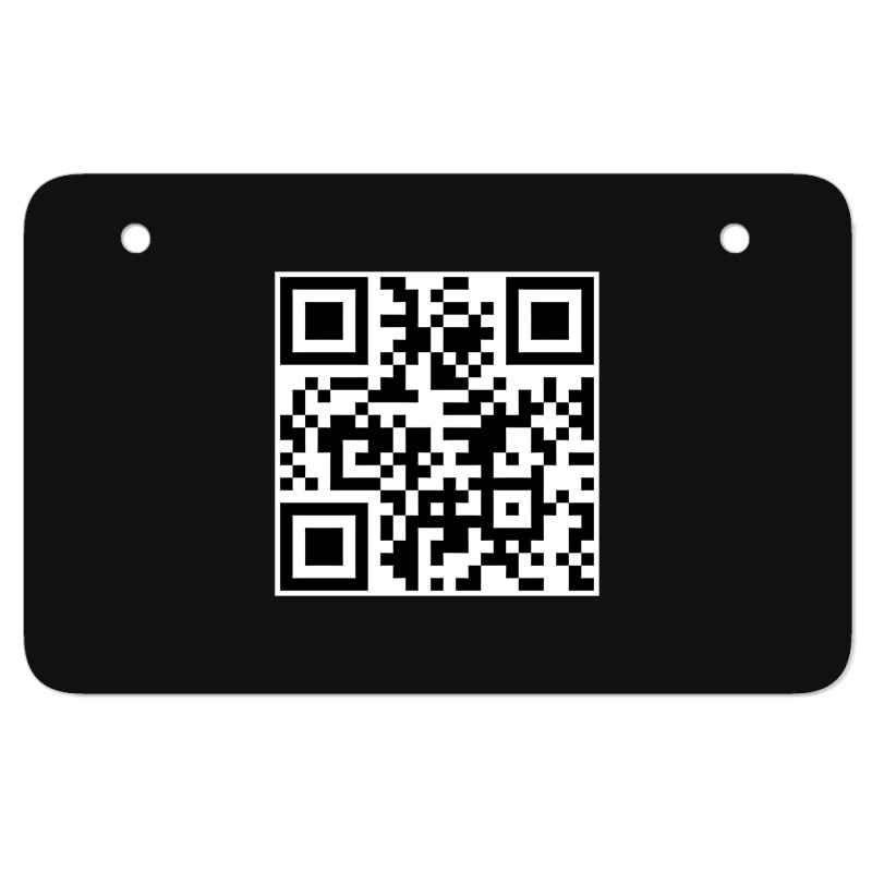 Art Qr Code Atv License Plate | Artistshot