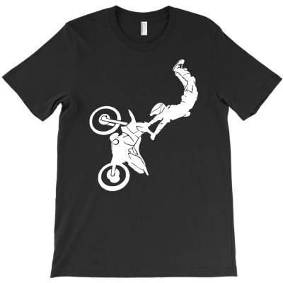 Motocross Motor Bike Motorrad Cross Biker Freestyle T-shirt Designed By Mdk Art