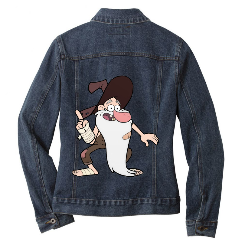 Graphic Picture  Mystery Art Character Ladies Denim Jacket by HoofandTalon | Artistshot