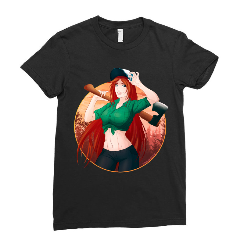 Graphic Picture  Tv Show Mens Funny Ladies Fitted T-Shirt by HoofandTalon | Artistshot