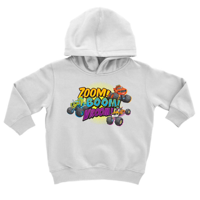 Custom Blaze And The Monster Machines Zoom! Boom! Vroom! T Shirt Toddler  Hoodie By Cm-arts - Artistshot