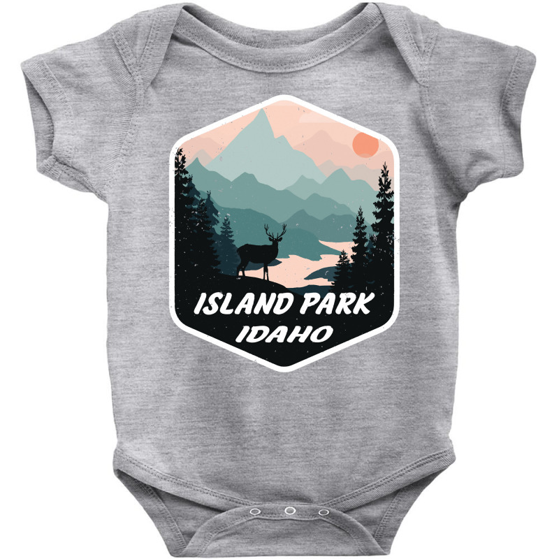 Island Park Idaho Id Mountains Hike Hiking Souvenir Sweatshirt Baby Bodysuit by husserllpr | Artistshot