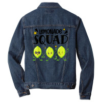 Lemonade Squad Summer Funny Lemon Fruit Lovers T Shirt Men Denim Jacket | Artistshot