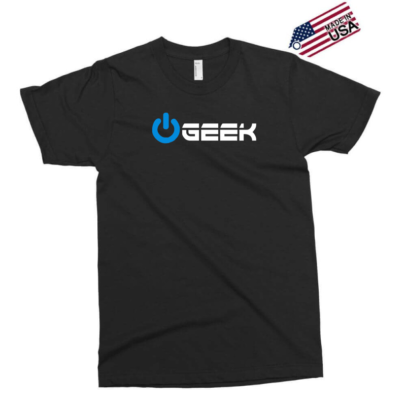 Geek (power On Button) Exclusive T-shirt | Artistshot